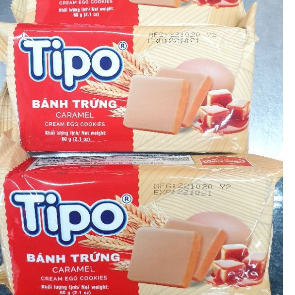 Hữu Nghị bánh Trứng Tipo Caramen 60g