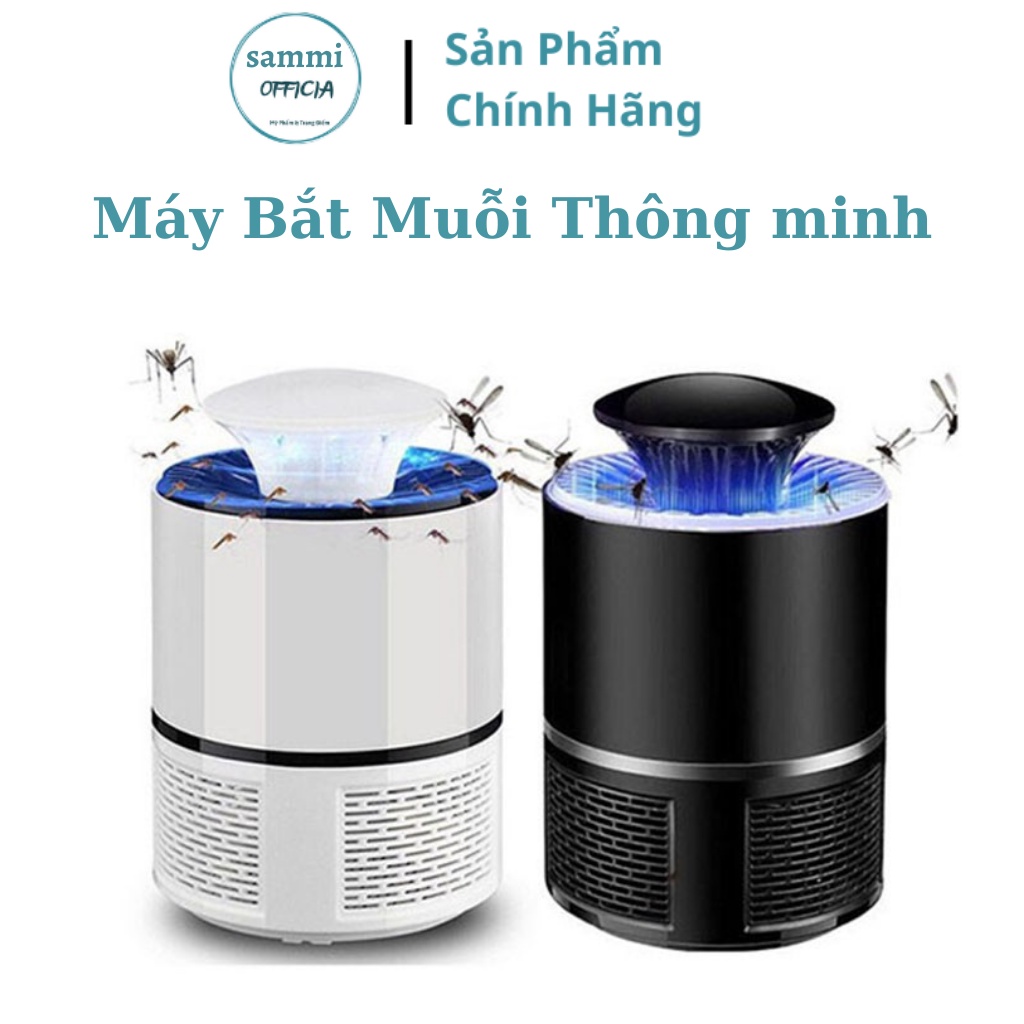 Đèn bắt muỗi ánh sáng xanh máy bẫy hút bắt diệt muỗi UV thông minh hình trụ mosquito killer usb