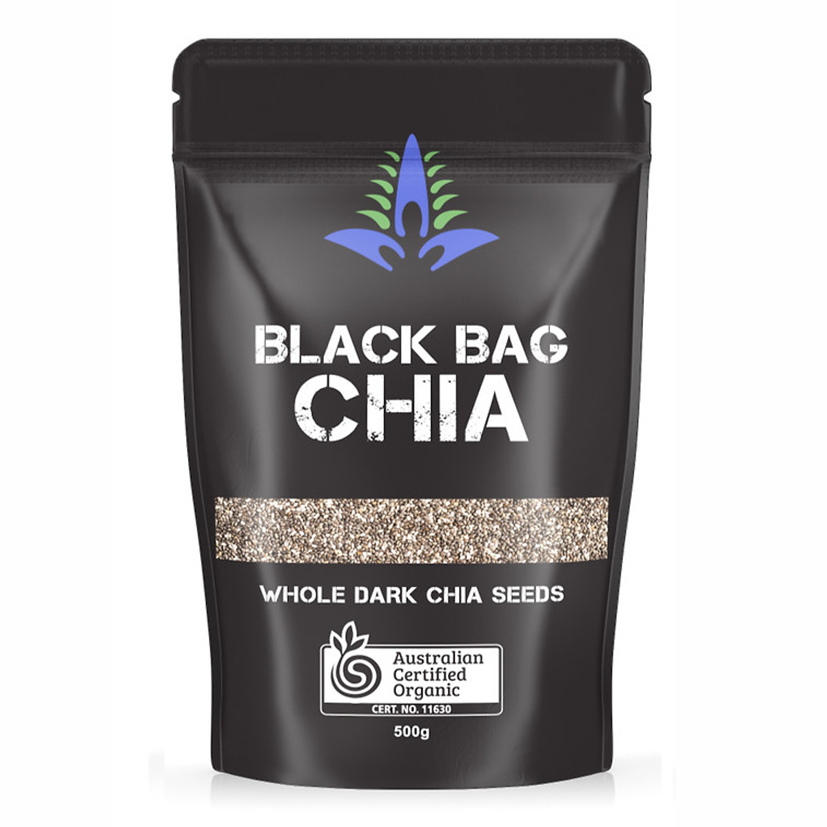 Hạt chia đen hữu cơ black bag chia 500g