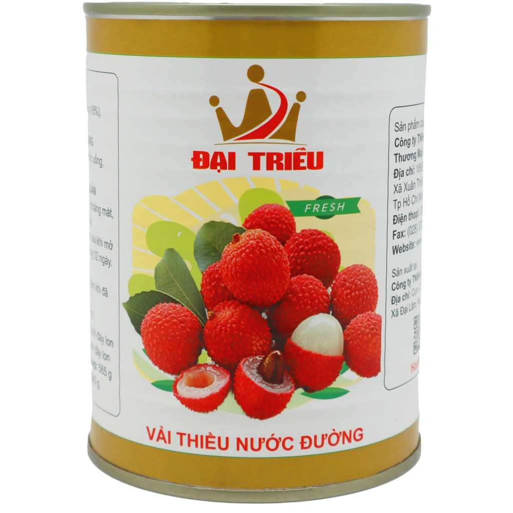 Vải ngâm nước đường đại triều - 565g