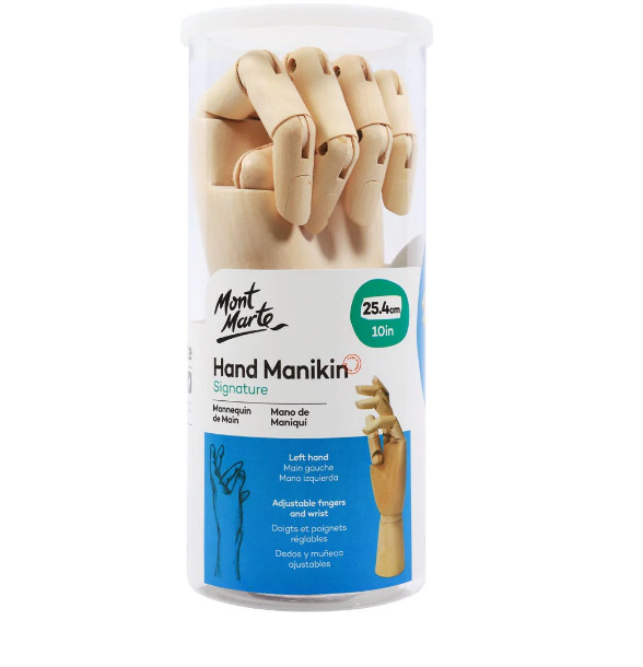 Mô hình bàn tay bằng gỗ mont marte - hand manikin maxx0035