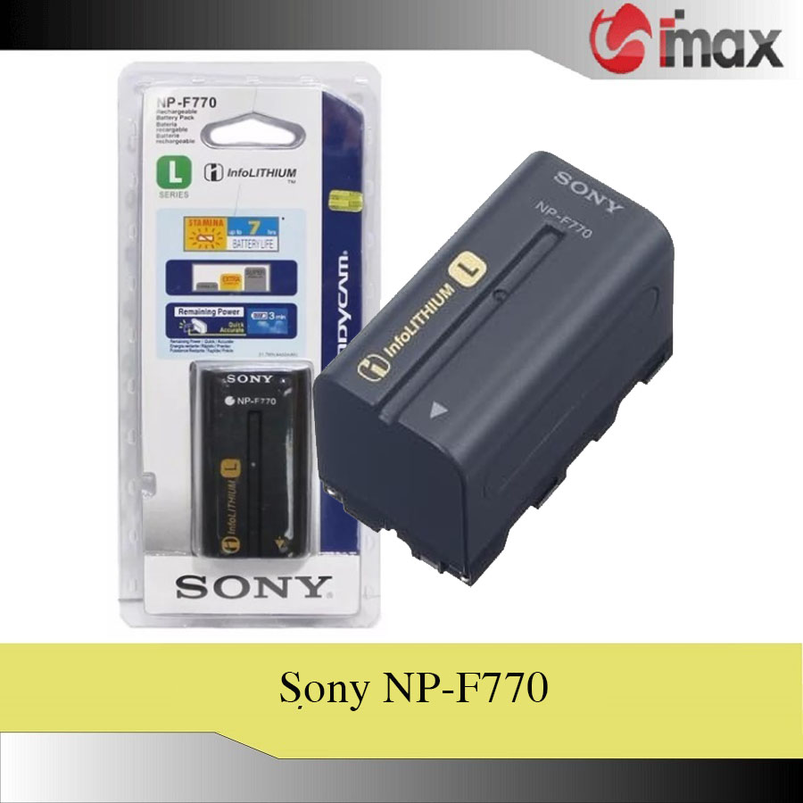 Pin thay thế pin máy ảnh sony np-f770 - hàng nhập khẩu
