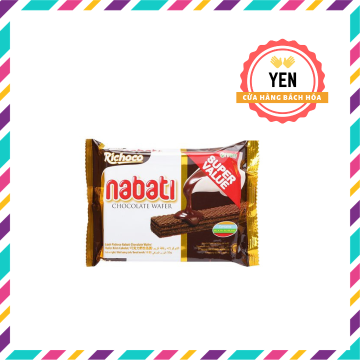 [HCM]Bánh xốp socola hiệu Nabati càng ăn càng nghiện bán lẻ loại 58g