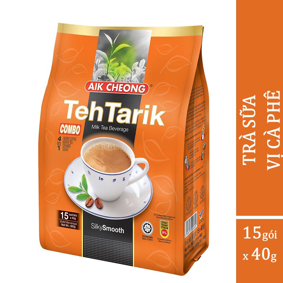 Trà Sữa Teh Tarik Vị Cà Phê Aik Cheong Malaysia 600g 15 gói x 40g - Cafe