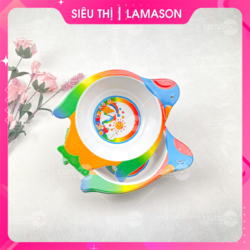 Bát ăn dặm hình thú cho bé, dùng để ăn bột, ăn cháo, ăn cơm cho bé cao cấp