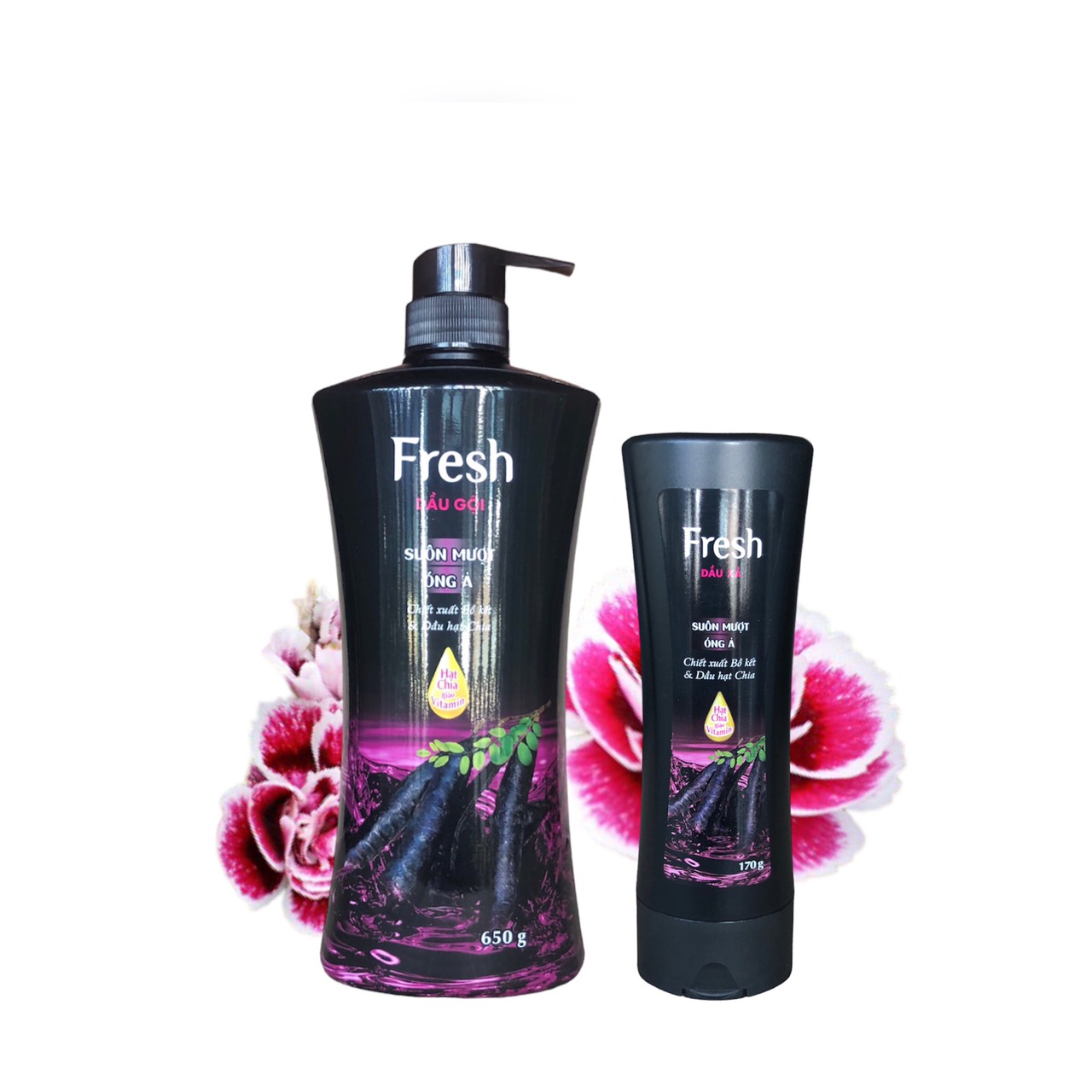 Dầu gội fresh bồ kết suôn mượt óng ả