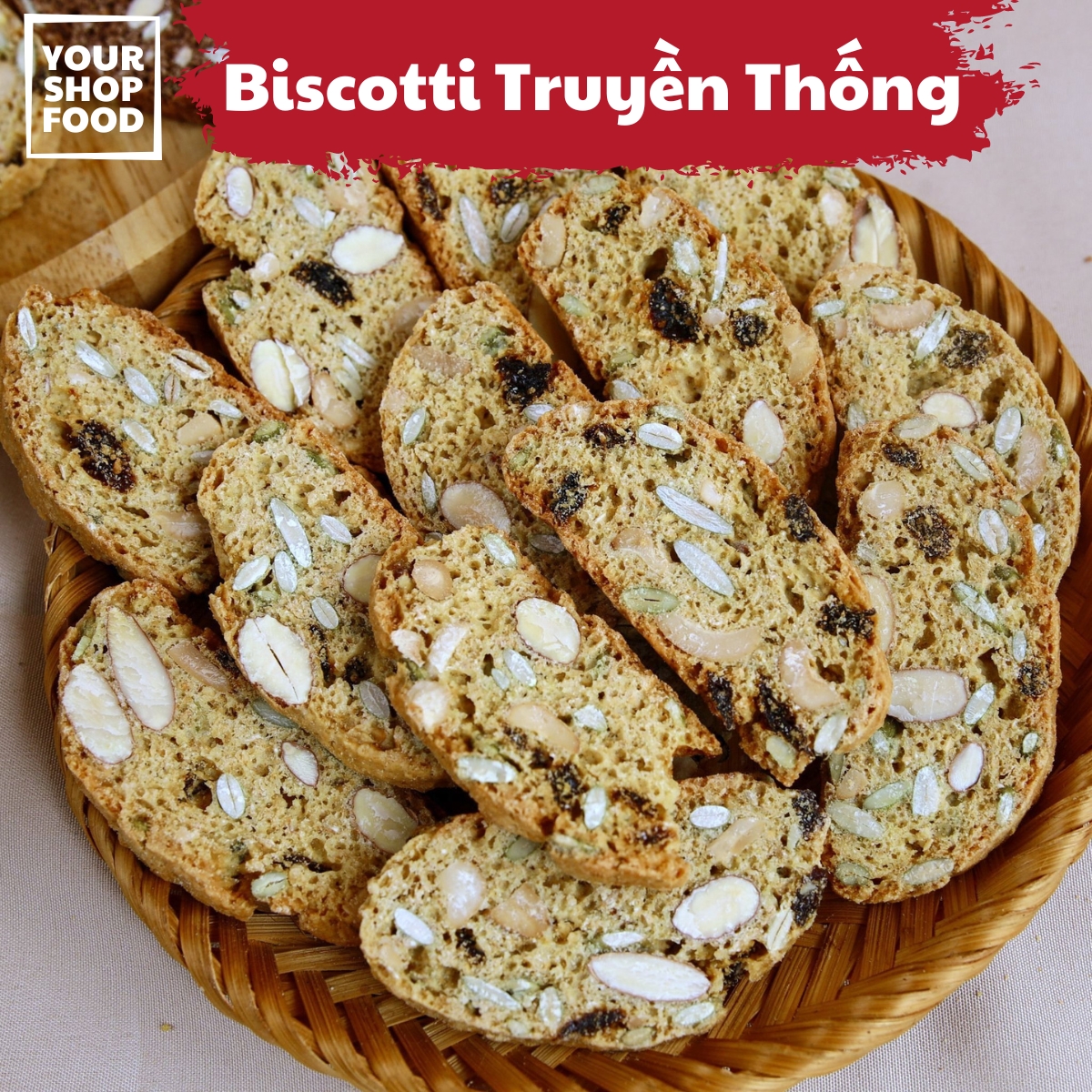 Bánh Ăn Kiêng Biscotti Vani Truyền Thống 200G YourshopFood