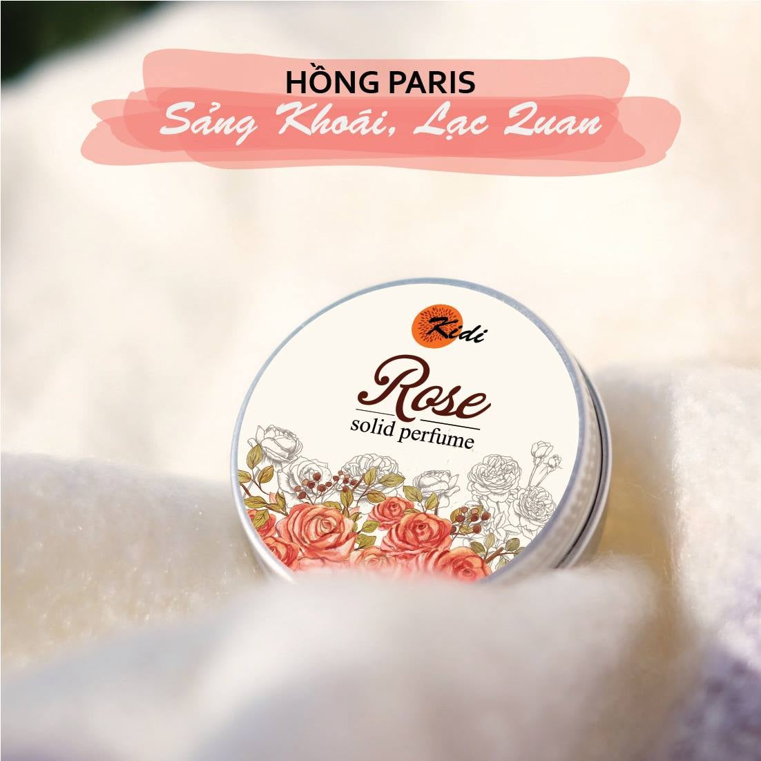 [HCM]Nước hoa khô Kidi - Hương hoa hồng (Phong cách)