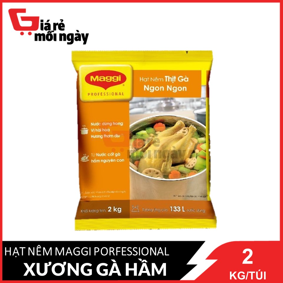 Hạt nêm Maggi proffessional Xương hầm ngon ngon Gà 2Kg