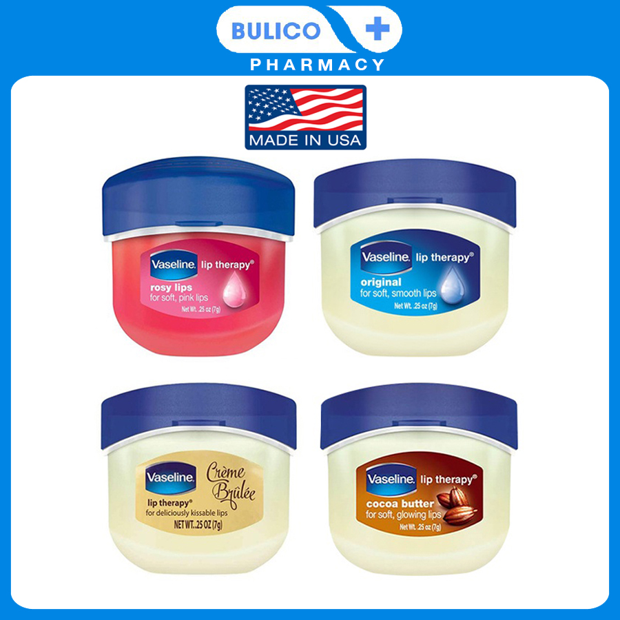Sáp dưỡng nẻ môi vaseline 7g hãng mỹ chính hãng