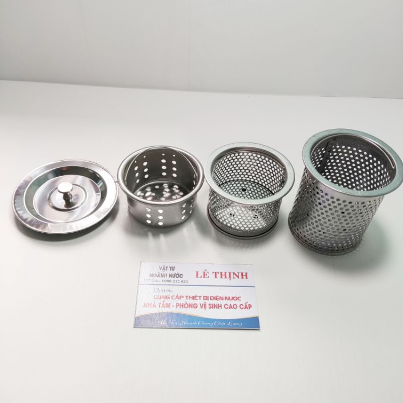 Lắp chậu, rọ rác thay thế chậu rửa bát