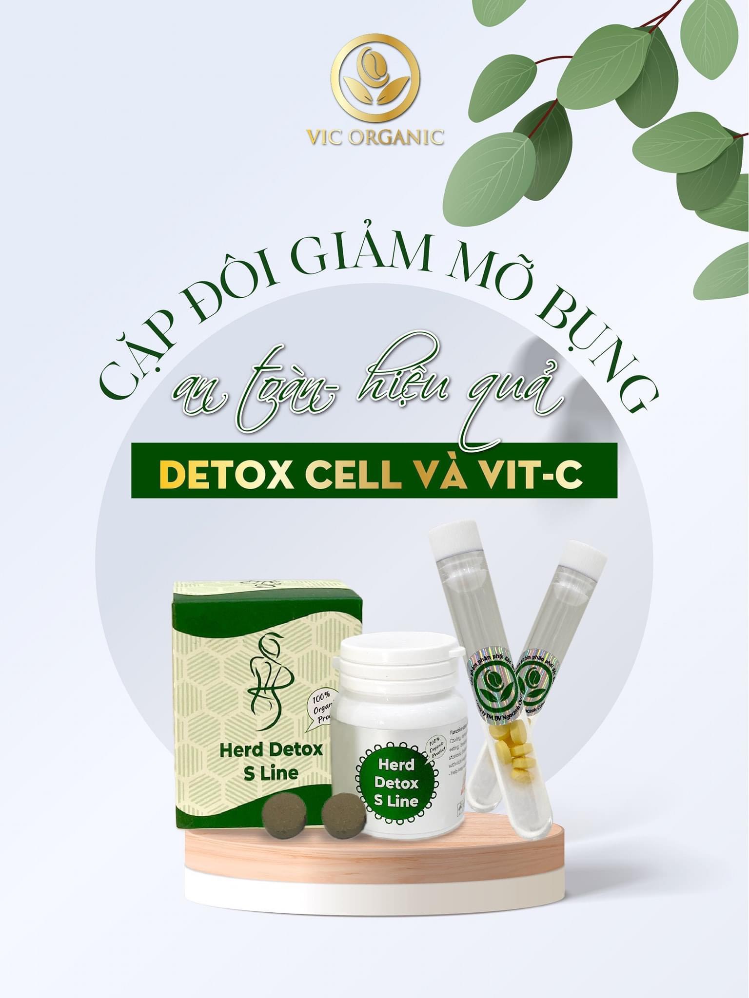 combo detox-siết eo giảm cân