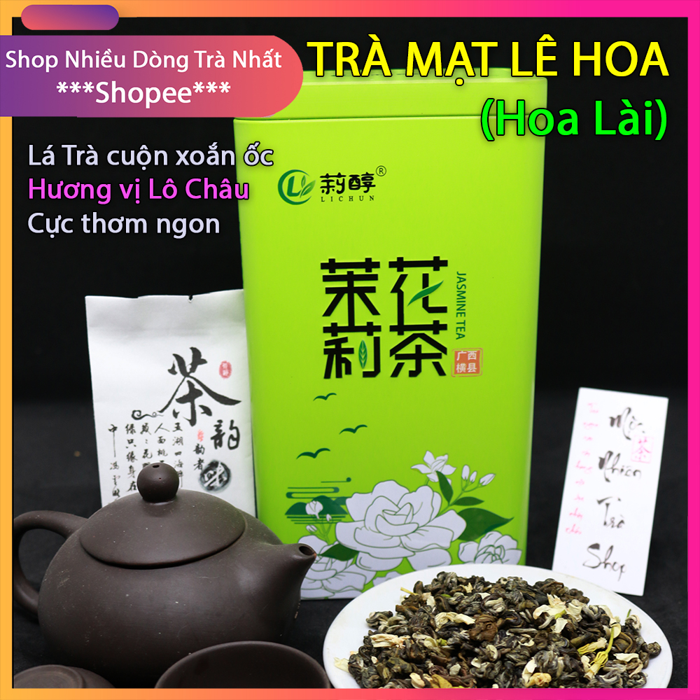 Trà Xanh Hoa Lài - Mat Lê Hoa Trà🌿[10 - 30 gram Dùng Thử]🌿Trà ngon, trà hoa nhài, dòng cao cấp, trà thơm ngon đậm vị ngọt hậu