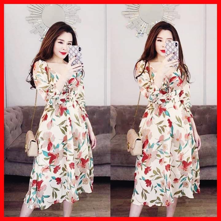 Đầm hoa voan siêu xinh esther fashion