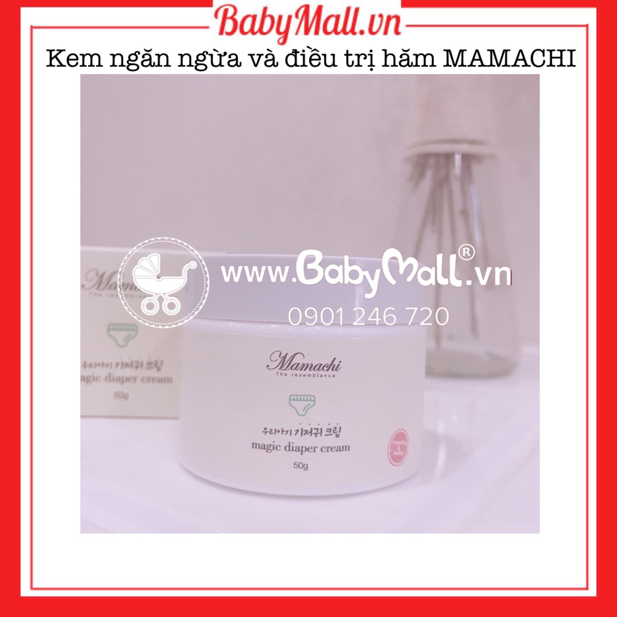 Kem ngăn ngừa và điều trị hăm Mamachi Babymall.vn