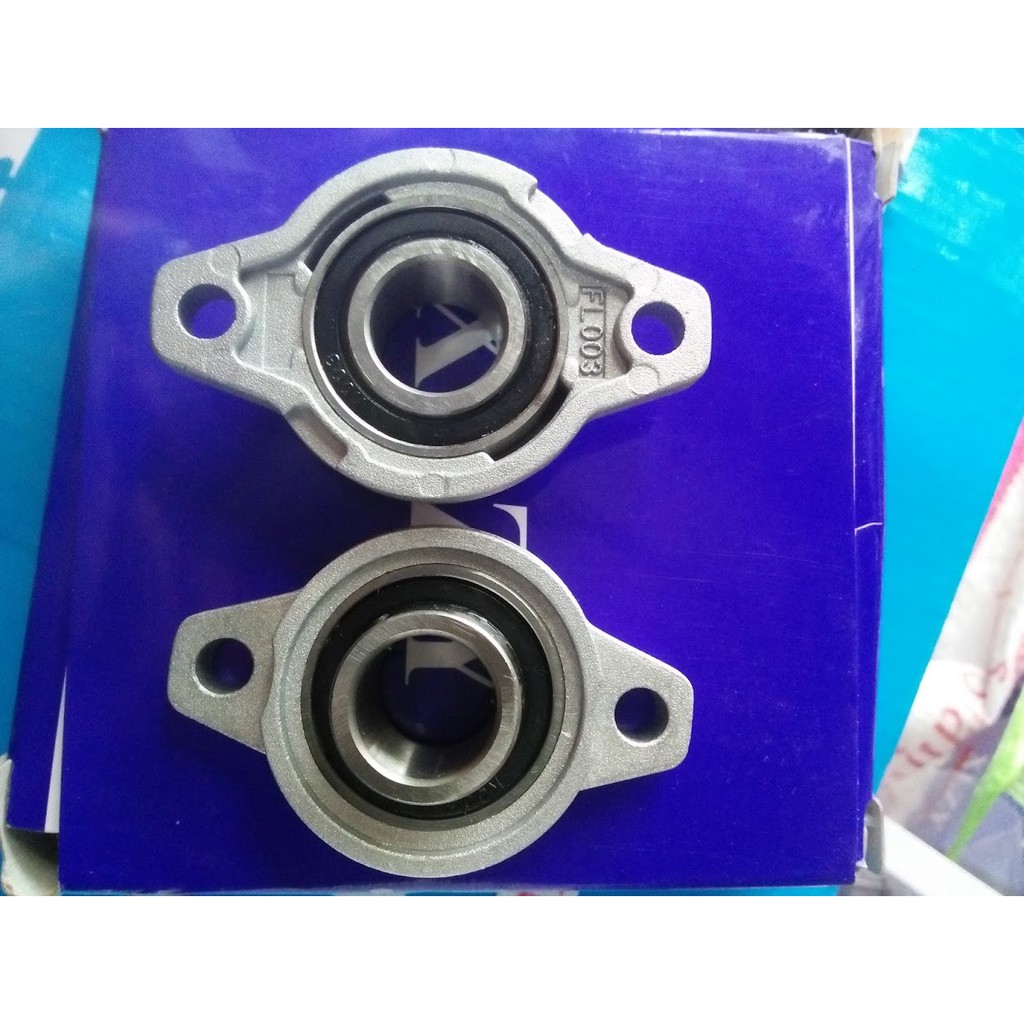 Bộ 2 gối đỡ vòng bi trục ngang-17mm kfl003