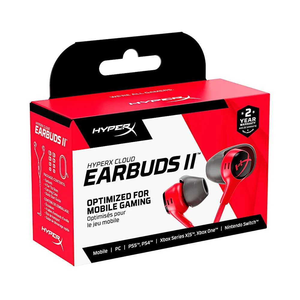 Tai nghe gaming HyperX Cloud Earbud 2 new