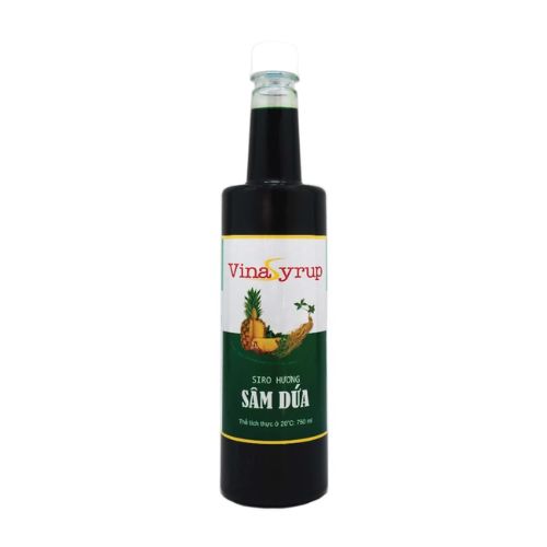 Siro Sâm Dứa Vina Syrup chai 750ml - nguyên liệu pha chế Delithree