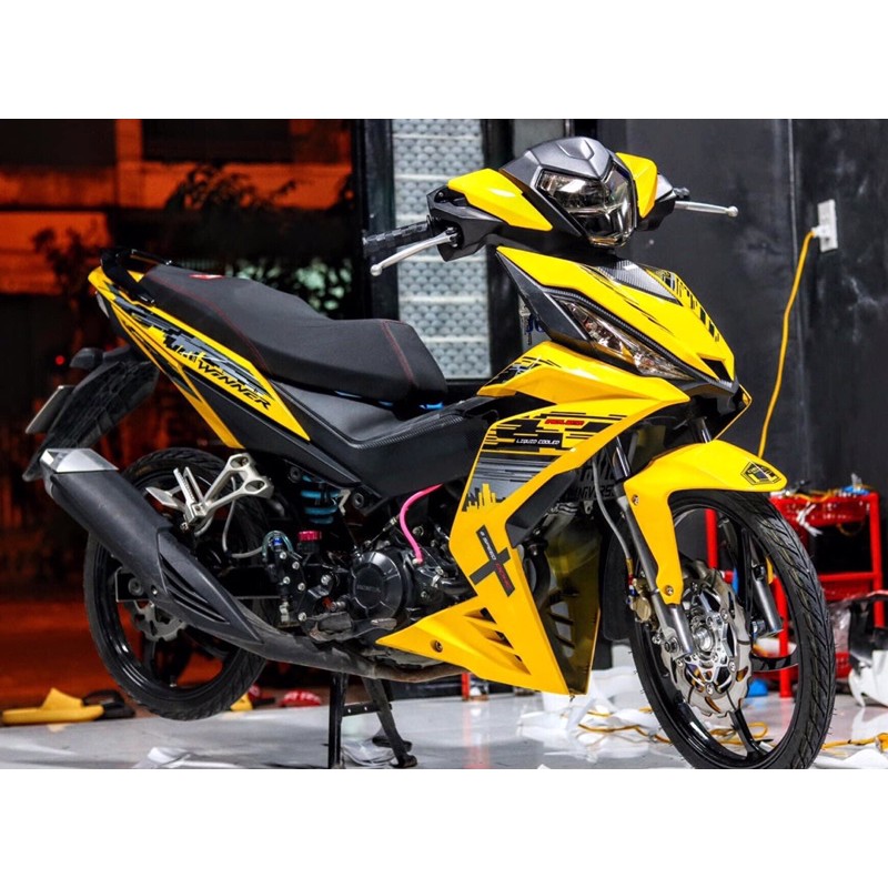 Xe Honda Winner 150 sơn màu vàng tươi cực đẹp  SƠN XE GIÁ RẺ