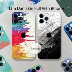 Tấm dán Skin Mặt Sau Nghệ Thuật FULL VIỀN Dành Cho iPhone 13ProMax 12ProMax 11ProMax X XS XR XSMAX - FukiShop