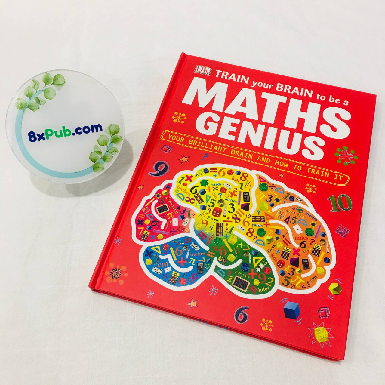 Sách cho trẻ từ 10 tuổi : DK books | Train Your Brain to be a Maths Genius , National Geographic Kids Almanac 2020
