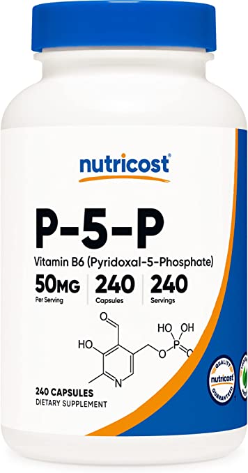 Nutricost P-5-P 50mg - Viên uống bổ sung Vitamin B6