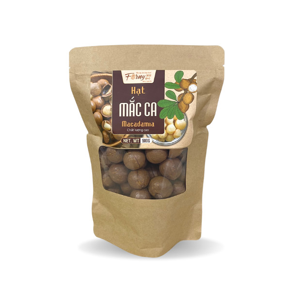 Hạt mắc ca forny with nuts gói 500g