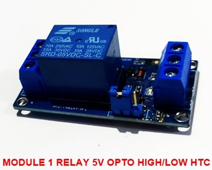 MODULE 1 RELAY 5V OPTO HIGH/LOW HTC