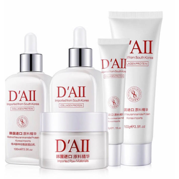 Bộ 5 món dưỡng trắng da chống lão hoá d’aii
