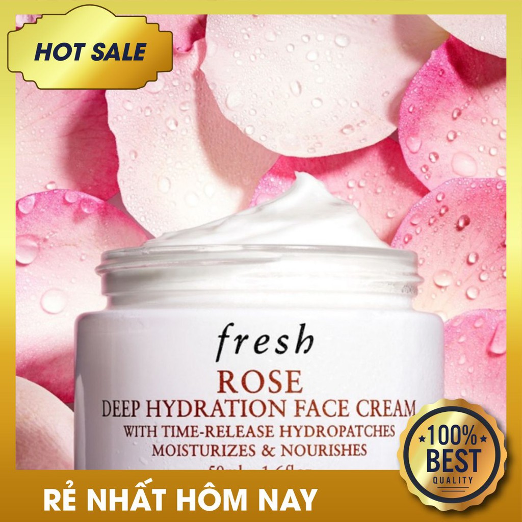 💎 Kem dưỡng ẩm Fresh Rose Deep Hydration Face Cream - 50ml 💯