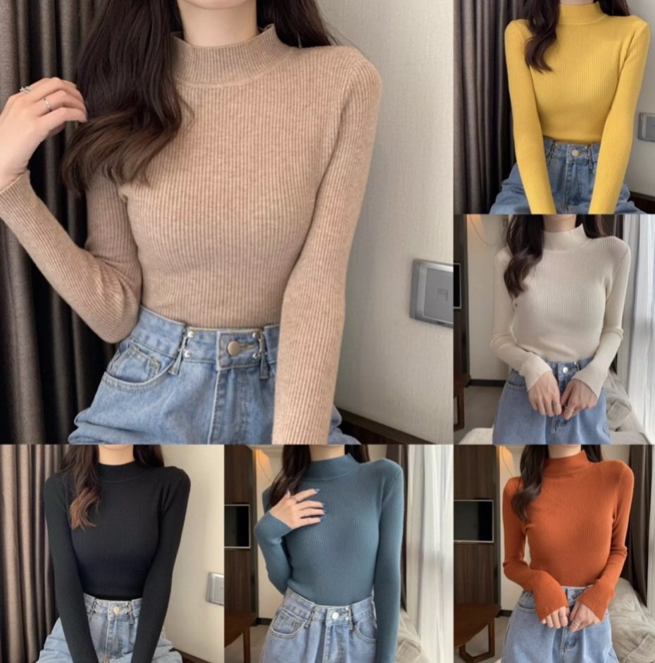 CÓ SIZE 68KG ÁO CỔ CAO Ủ KEM, GIỮ NHIỆT THU ĐÔNG VẢI THUN TĂM SIÊU MỀM MỊN CO GIÃN