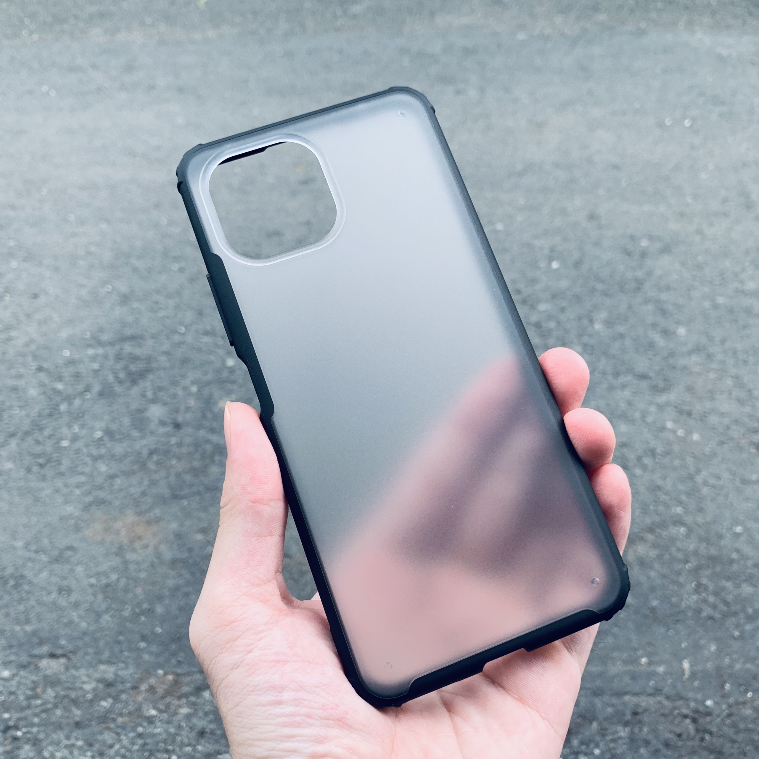 Ốp lưng Xiaomi Mi 11 Lite nhám viền màu Ver 2