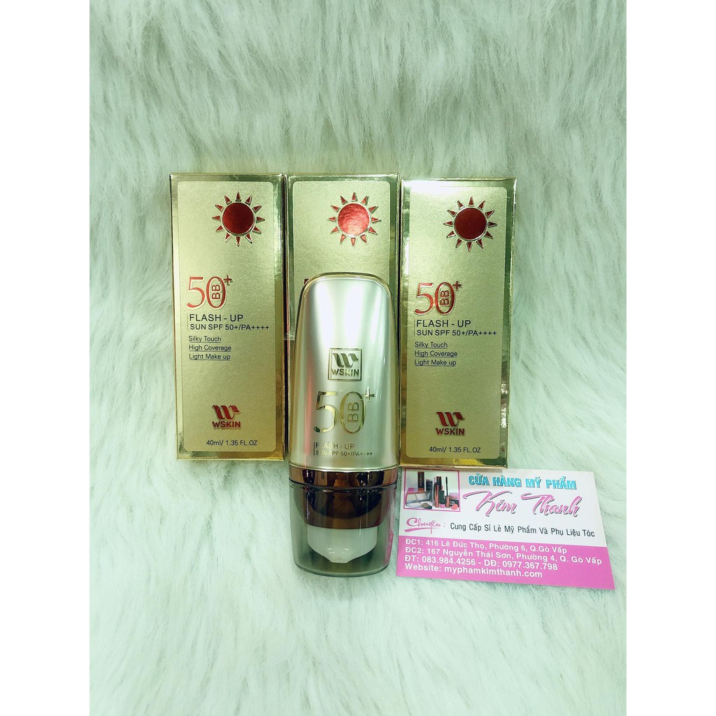 Kem chống nắng nền WSkin BB Flash Up Sun SPF50+ PA++++, cam kết hàng đúng mô tả, chất lượng đảm bảo an toàn đến sức khỏe người sử dụng
