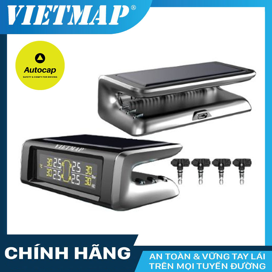Cảm biến áp suất lốp gắn trong VIETMAP V1i cho xe ô tô