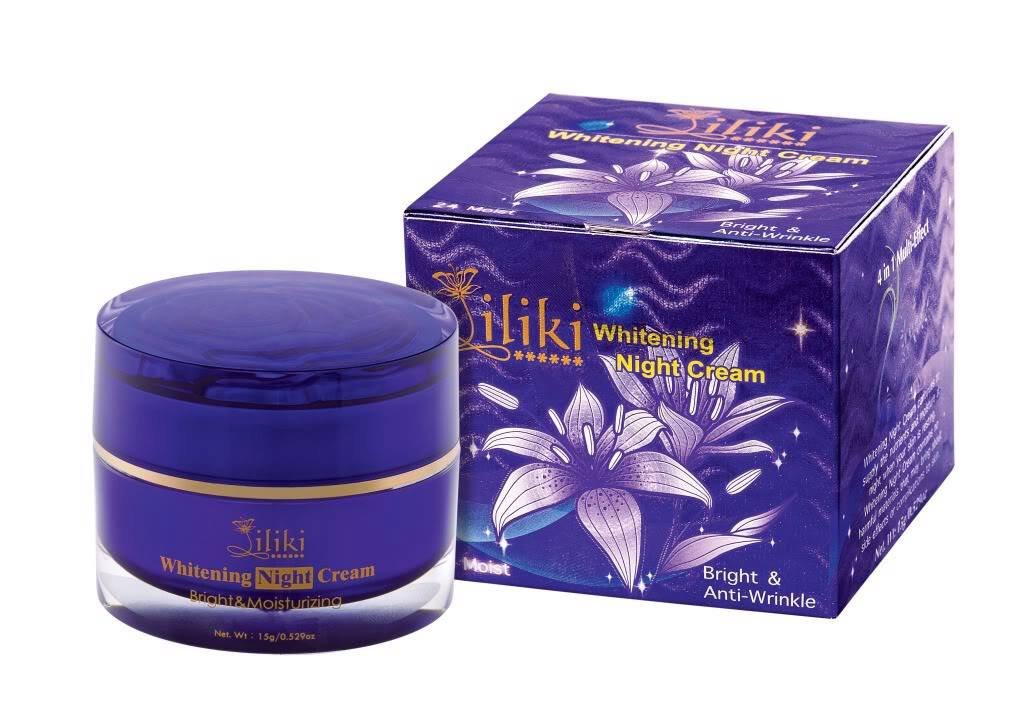 Kem dưỡng đêm LILIKI trắng da, tái tạo - phục hồi da tổn thương 15g