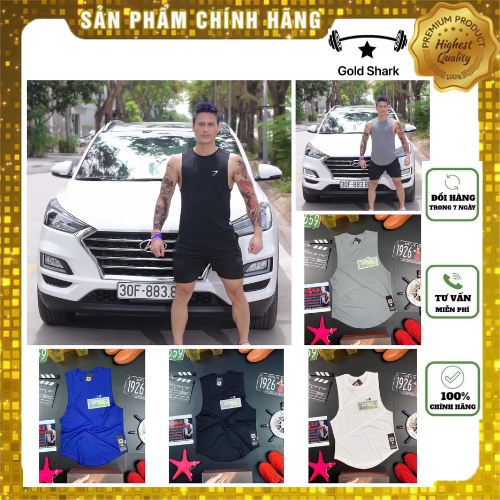 Áo sát nách Tank Top áo lá áo ba lỗ nam cotton 100% cực đẹp và thấm hút