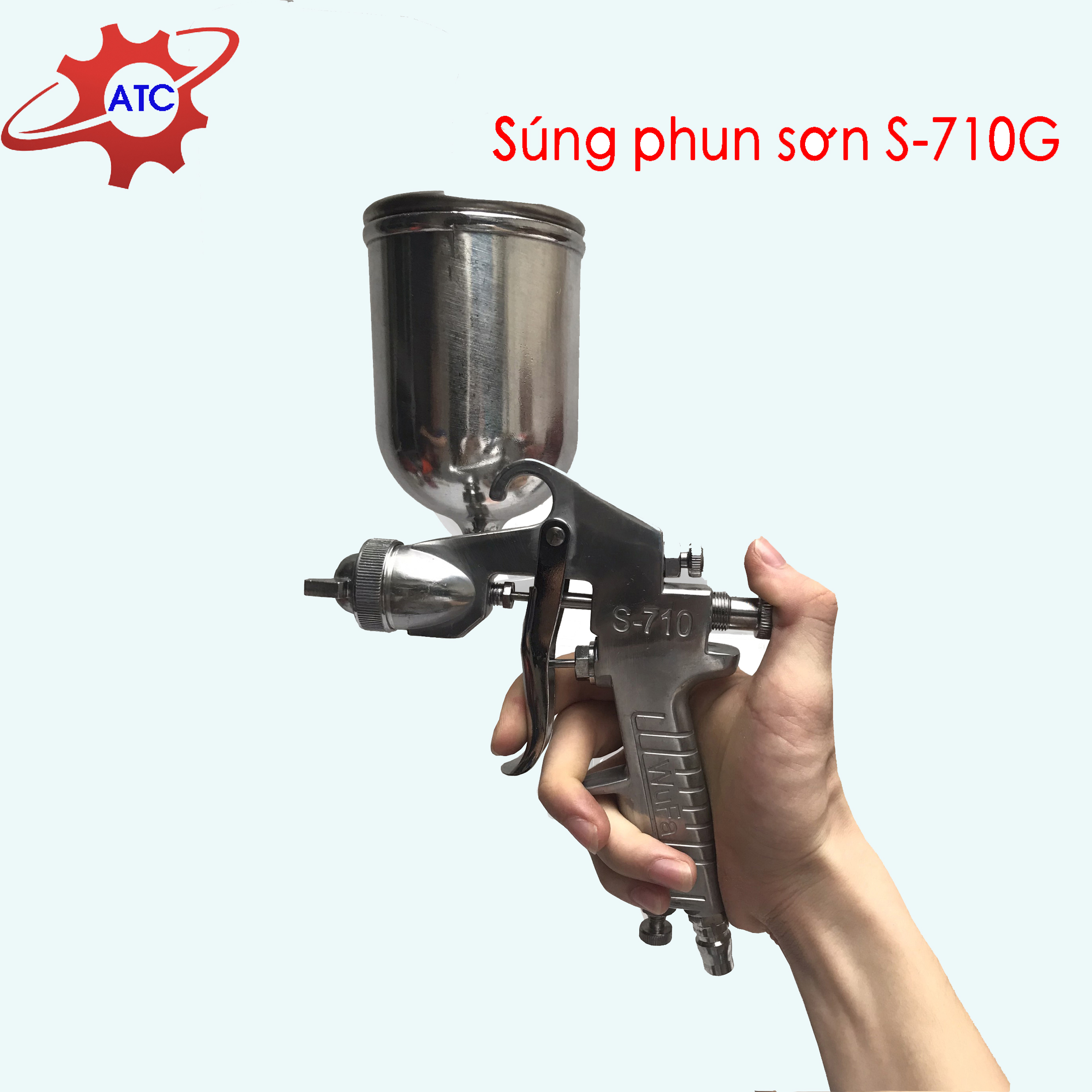 Máy phun sơn cho thợ chuyên dụng, phun sơn dùng hơi S-710G