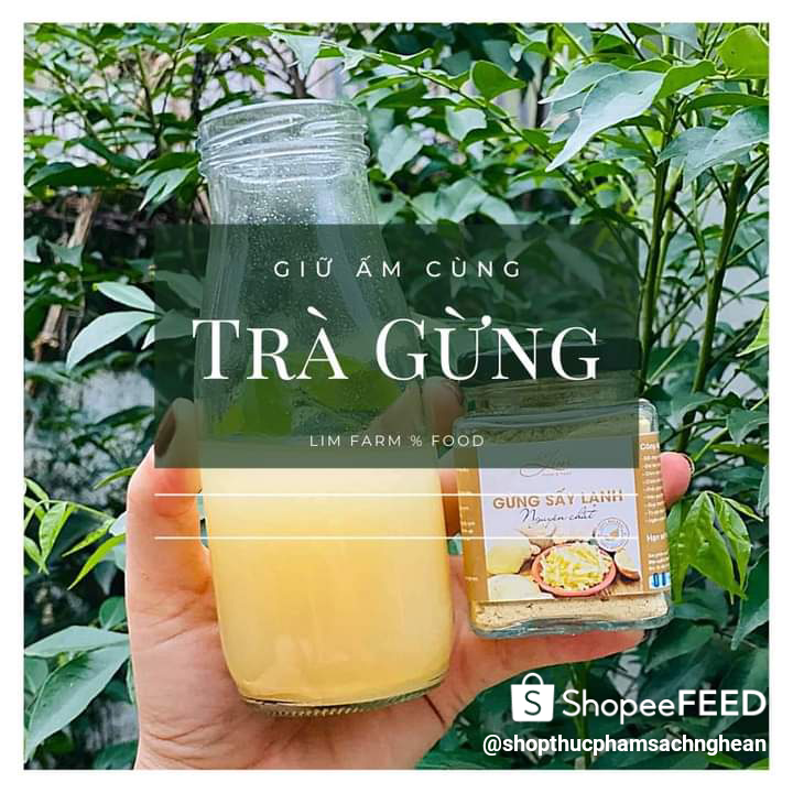 Bột gừng sấy lạnh lọ 150g