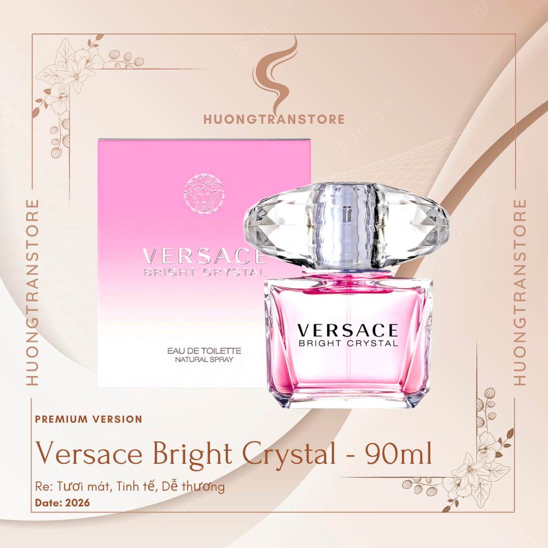 Nước Hoa Nữ Versace Bright Crystal Diamond 90ml Đẳng Cấp