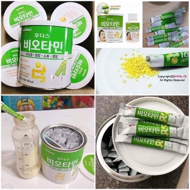 Bột men vi sinh idong hàn quốc hộp 100 gói
