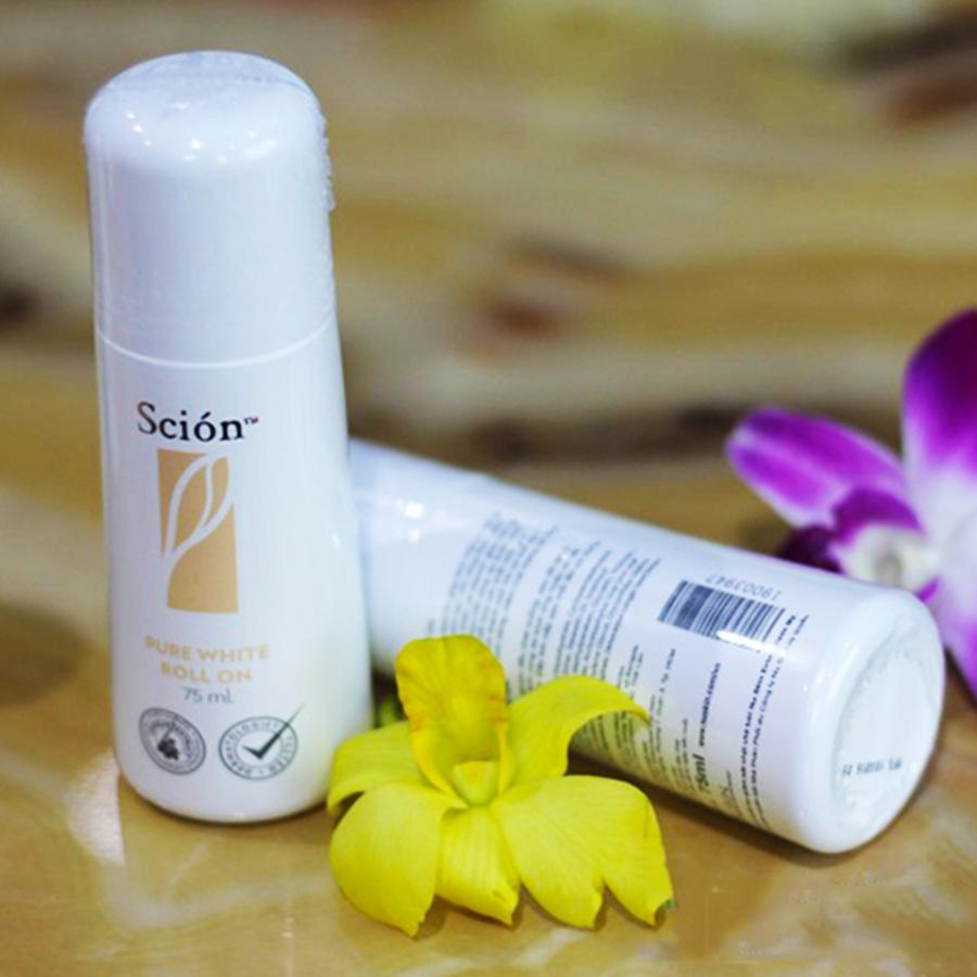 Lăn khử mùi Nuskin Scion Pure White Roll On (75ml) - Hàng Mỹ
