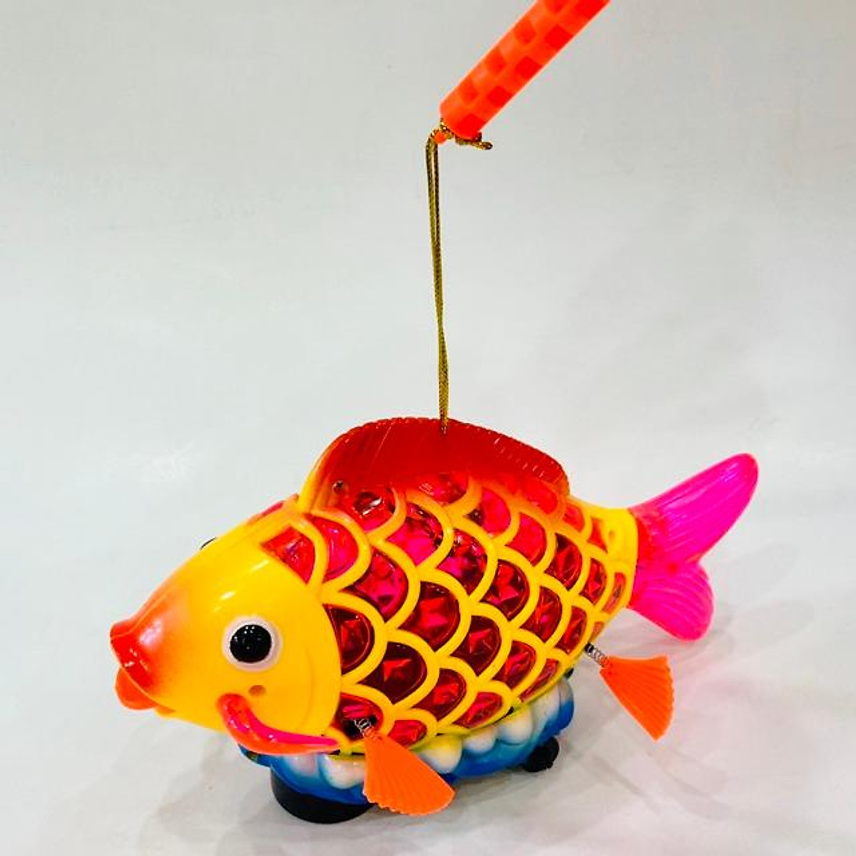 Lồng đèn hình cá chép . Lồng đèn trung thu dành cho bé. Đèn trung thu nhấp nháy