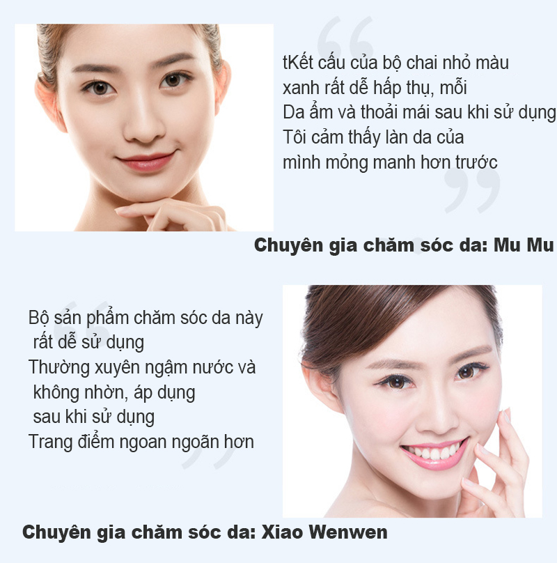 COMBO 6 Bộ dưỡng ẩm cao cấp Jlisa bộ mỹ phẩm,Trọn bộ 6,makeup set