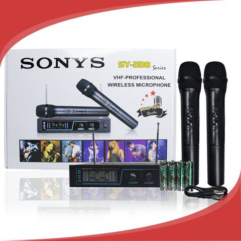 Micro không dây-micro hát karaoke -micro karaoke bluetooth sonys sy-338 chống hú lọc âm cực hay, micro karaoke sonys sy-338 hát karaoke chuẩn ,hát cực hay, thỏa sức ca hát rất tiện lợi cho các dịp đi chơi xa, picnic
