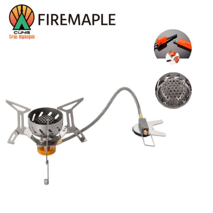 Bếp gas dã ngoại chuyên dụng fire maple nấu ăn ngoài trời nhỏ gọn tiện lợi fms-121plus
