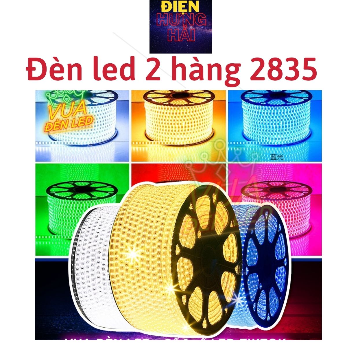 Đèn led đôi 2 hàng smd-2835 120 mắt led 3 hàng 180 mắt siêu sáng, dây led hắt trần thạch cao , dây 2835 siêu sáng