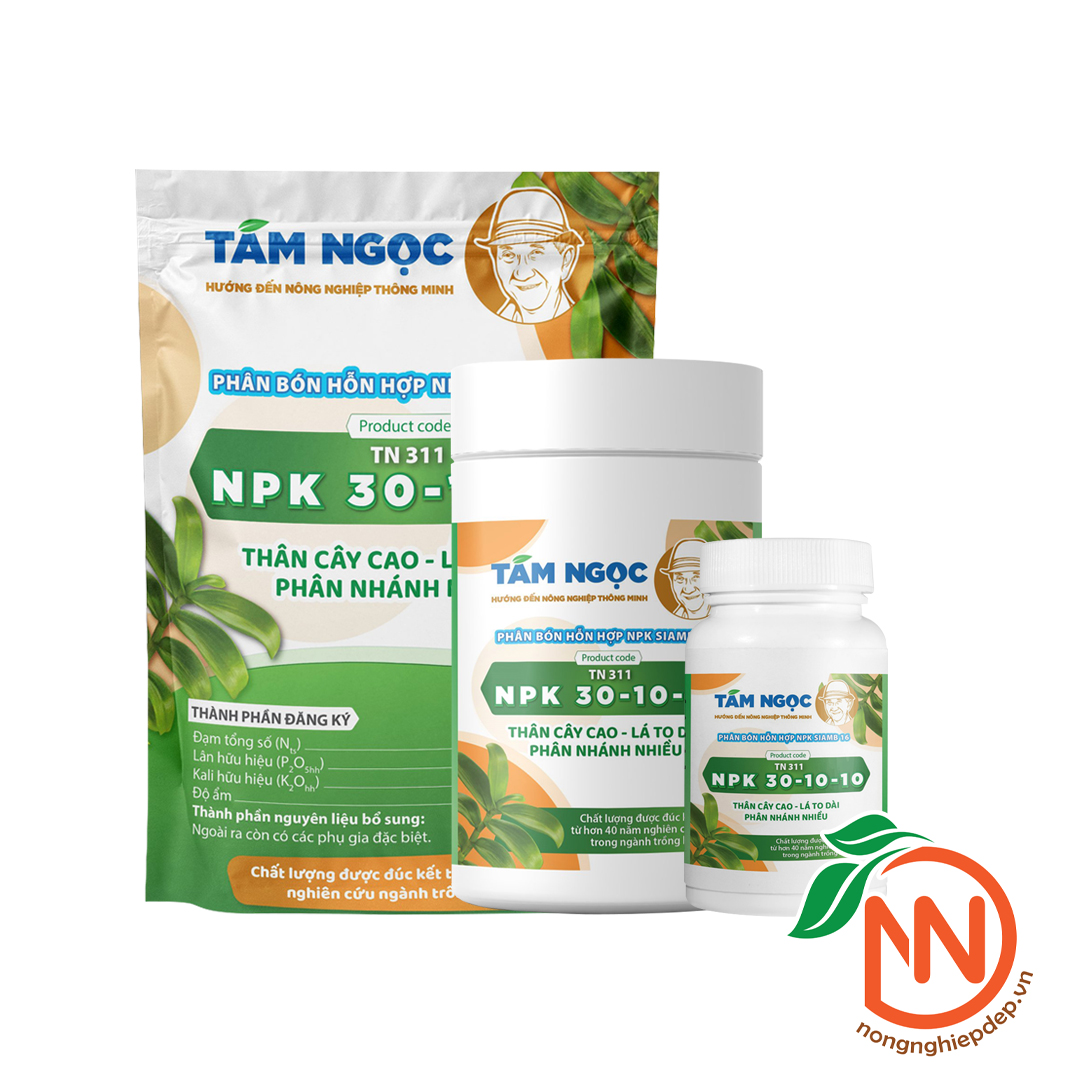 Phân bón npk 30-10-10 tám ngọc