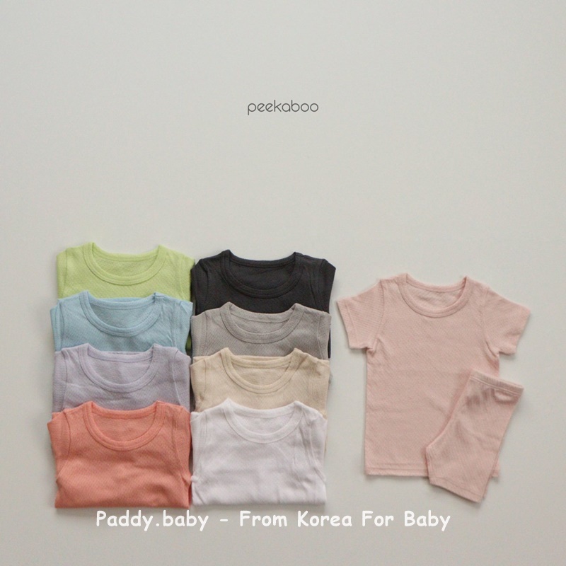 Bộ suit/ cộc Peekaboo chính hãng nội địa Hàn cho bé