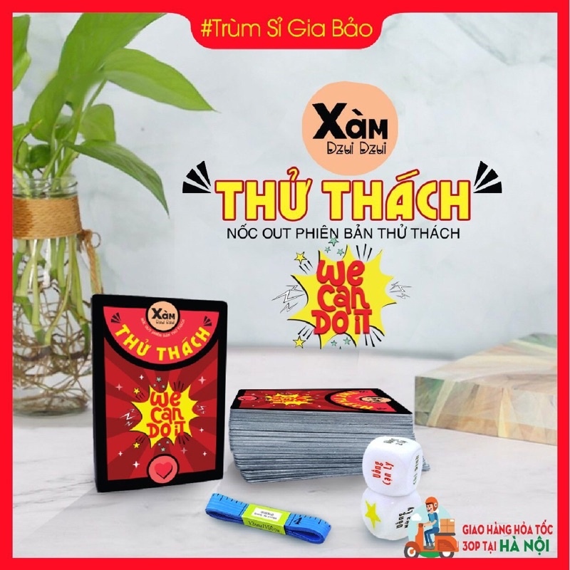 ✱☒ Bộ bài thử thách 60 lá board game bản đặc biệt bài drinking game dành cho team chuếnh choáng thích nốc out