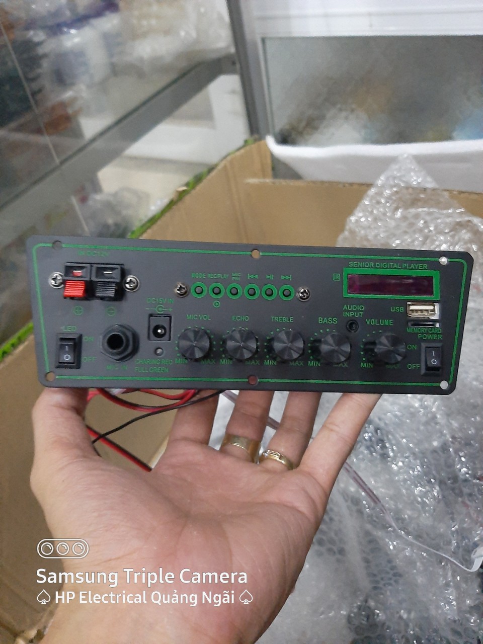 Mạch loa kéo HA8622 rẽ quạt chuyên dụng cho loa 25cm 30cm công suất tối 160w HP Electrical